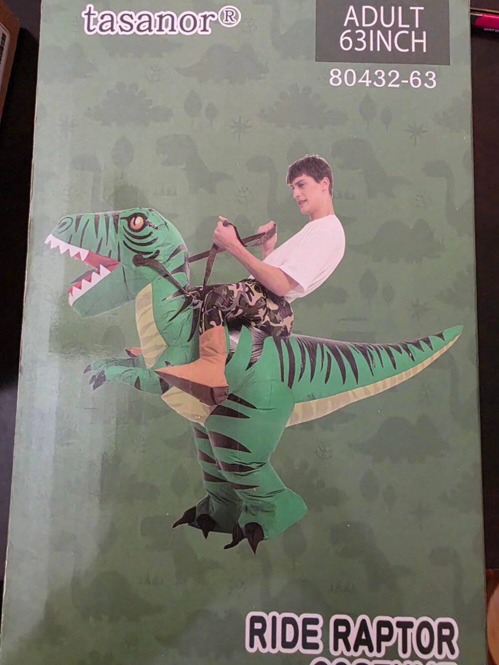 Inflatable Riding Raptor Dinosaur N7039 - Picture 3 of 4